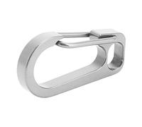 Mousqueton Porte-clés en Alliage de Titane Alpinisme Boucle Escalade Sécurité Suspendue Rapide Mousqueton Ressort Snap Link Crochet pour Camping en Plein Air Randonnée Bouteille d'eau(Original)