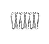 Mousqueton - RAVN HAMAN - R3403-8C - Lot de 6 - 8 cm - Fermoir à pression