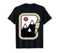 Mousqueton Scène Montagne pour Grimpeurs et Randonneurs T-Shirt