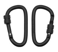 Mousqueton Screw Lock 60 mm 2 pcs. MFH - Black