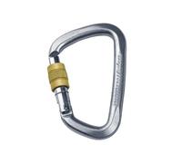 Mousqueton Singing Rock D car. LOCK screw 50kN Argenté TU