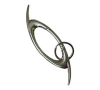 Mousqueton surdimensionné en forme d'étoile tendance avec des motifs d'étoiles uniques pour une utilisation tendance et pratique