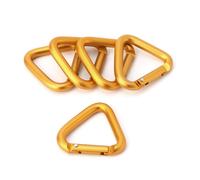 Mousqueton Triangle Multifonction, 5 Pièces, Camping En Plein Air Randonnée Porte-Clés Mousqueton Crochet Bouilloire Boucle Outil Accessoires 4 Couleurs