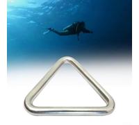 Mousqueton triangulaire en acier inoxydable 316 résistant pour utilisation BCD dans les systèmes d'équipement de plongée