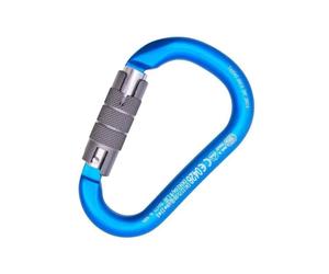 Mousqueton verrou tournant virolle KONG HMS NAPIK TWISTLOCK (CYAN) TU