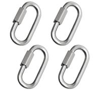Mousquetons d'escalade en acier inoxydable avec verrou tournant en forme de D, petit d'escalade en forme de D, pour randonnée, camping, tente, sac à dos, hamac, laisse pour chien