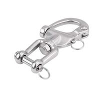 Mousquetons en acier inoxydable, mousqueton pivotant à mâchoires en acier inoxydable 316 pour drisse de spi de voilier(87mm)