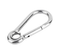 Mousquetons mousquetons - Pinces à Ressort durables pour Cordes | Petits Clips en Fer galvanisé pour Porte-clés, hamacs et équipements d'extérieur