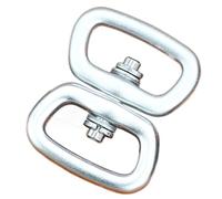Mousquetons pivotants - Clip de Laisse en d'aluminium aéronautique | pivotant à Huit Sens | Petits mousquetons pivotants | Mousquetons pivotants pour Colliers de Chien Faits à la