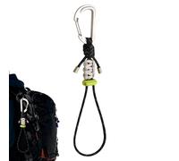 Mousquetons - Porte-clés 25,9 cm avec , corde paracorde robuste avec pour bouteille d'eau pour femme, sac à dos de camping, sports de plein air, randonnée, trekking, escalade