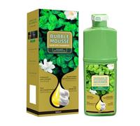 Mousse à bulles - Teinture capillaire, 500 ml, coloration en mousse pour cheveux, coloration intense avec baume réfléchissant brillant, couleur châtain