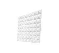 Mousse Acoustique Acoustique professionnelle for studios et cabines vocales - Sound Reduce Sound Pollution Mousse acoustique PU Insonorisante(White)