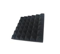 Mousse Acoustique Acoustique professionnelle for studios et cabines vocales - Sound Reduce Sound Pollution Mousse acoustique PU Insonorisante(Black)