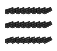 Mousse Acoustique Lot de 24/48 panneaux acoustiques en mousse for piégeage des basses, 30,5 x 7,6 x 7,6 cm, isolation phonique, blocs d'angle, densité d'amortissement du bruit(24 Pack)
