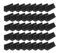 Mousse Acoustique Lot de 24/48 panneaux acoustiques en mousse for piégeage des basses, 30,5 x 7,6 x 7,6 cm, isolation phonique, blocs d'angle, densité d'amortissement du bruit(48 Pack)