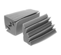 Mousse Acoustique Murale 3 Pièces, Absorption des Basses, Blanc | Réverbération, Acoustique pour Voix, Mousse, Usage Professionnel, Lot de 3
