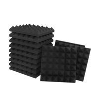 Mousse Acoustique Panneau Mural Insonorisant En Mousse Acoustique, 12 À 36 Pièces, Autocollant, Décoration De Studio, Traitement Anti-écho For Salle Jeux Et Cinéma(36PCS)