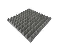 Mousse acoustique pyramide de Studio, insonorisée, traitement d'absorption, panneau mural, éponge protection Pour l'atténuation du son(Grey)