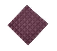 Mousse acoustique pyramide de Studio, insonorisée, traitement d'absorption, panneau mural, éponge protection Pour Voiture, Studio, Maison(Purple)