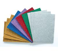 Mousse Adhésive Pailletée A4 10 Pièces Lot A