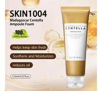 Mousse Ampoule Centella de Madagascar 125 ml, Nettoyant Moussant à pH Faible, Poudre de Soude Naturelle, Surfactant de Noix de Coco et Classé Vert EWG