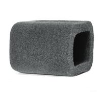 Mousse anti-vent pour microphone, légère, réduit le bruit du vent et les parasites pour micro USB Fifine AM8, podcasting, diffusion en direct, enregistrement (gris)