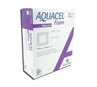 Mousse Aquacel 10x10cm, pansement avec hydrofibre, 10 pièces