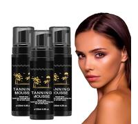 Mousse Auto-Bronzante Sun Secure,Mousse autobronzante pour un bronzage Naturel Sans Exposition au Soleil,Hâle Naturel,Hydratant,Pour les Peaux Sensibles,Cadeau de la Fête des Mères (3PCS)