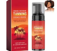 Mousse Autobronzante Corps et Visage, Mousse Bronzante Hydratante, Autobronzant Sans Soleil pour Bronzage Naturel Uniforme, Séchage Rapide, Résultat Progressif Sans Traces, 100ml (1pcs)