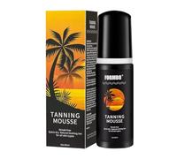 Mousse autobronzante,Medium autobronzant,mousse pour un bronzage riche,Brume Bronzante Instantanée,Longue durée, hydratant pour la peau,Convient Visage et Corps-120ML