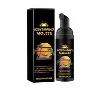 Mousse autobronzante | Mousse autobronzante sans | Lotion autobronzante avec bronzant et crème hydratante pour la peau, assure un bronzage uniforme, 60 pommades pour chevaux rafraîchissantes (noir