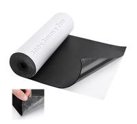 Mousse Autocollante, 300mm x 2m x 3mm Mousse Adhesive Noir Plaque de Mousse Néoprène Avec Support Adhésif Isolation Thermique et Phonique pour Portes Fenêtres Véhicules Protecteurs de Sol Comblement