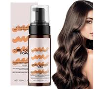 Mousse Capillaire Pour Femmes,Mousse Définissante | Mousse Hydratante Volume Soin Coiffant Moussant Anti-Frisottis Pour Cheveux Ondulés Femmes Hommes Usage Quotidien