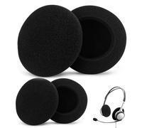 Mousse Casque pour Casque Logitech 60 mm - Protection Casque Audio Mousse pour Casque Audio Compatible avec Logitech G330/H609/H600, Coussinet Confortable pour Écouteurs, Installation Facile (4 PCS)