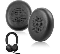 Mousse Casque pour Jabra Evolve2 65 40, Mousse Coussin Coussinets D’Isolation Oreillettes de Remplacement Couvre Oreillette Casque Audio Protéiné Plus Doux Protection pour 65MS 65UC 40UC 40MS USB 45H