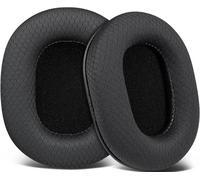 Mousse Coussin Coussinets pour Audio Technica ATH M50X M50XBT M50RD M40X M30X M20X MSR7 SX1 Monitor Casque Audio,Coussinets avec Un Tissu Maille Durable,Mousse à Haute Densité