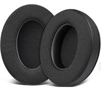 Mousse Coussin Coussinets pour HyperX Cloud 1/I/2/II/3/III/Pro/Core/Alpha/Alpha S/Flight/Stinger/Mix/CloudX/CloudX Chat,Coussinets avec Tissu Mesh Durable et Mousse d`Isolation Phonique
