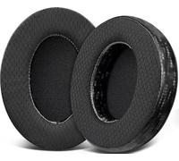 Mousse Coussin Coussinets pour HyperX Cloud 1/I/2/II/3/III/Pro/Core/Alpha/Alpha S/Flight/Stinger/Mix/CloudX/CloudX Chat,Coussinets avec Tissu Mesh Durable et Mousse d`Isolation Phonique
