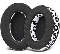 Mousse Coussin Coussinets pour HyperX Cloud 1/I/2/II/3/III/Pro/Core/Alpha/Alpha S/Flight/Stinger/Mix/CloudX/CloudX Chat,Coussinets avec Tissu Mesh Durable et Mousse d`Isolation Phonique