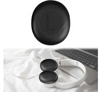 Mousse Coussin Coussinets,Une Paire Coussinet,Noir Coussinet,Coussinet Casque Compatible Jabra Evolve2 65 Pour Coussinets D'Oreille Avec Cuir Protéiné Professionnel[ECO5244617]
