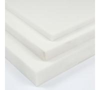 Mousse d'ameublement haute densité - Découpée à n'importe quelle taille - Pour canapé, banc, rehausseur, chaise, fenêtre, rembourrage de meubles (45 x 45 x 5 cm)