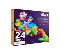 Mousse d'argile Okto 24 colors Set with air clay 70150 Multicolore 29,5 x 24 x 7 cm