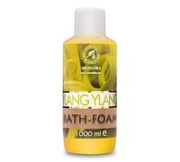 Mousse de Bain à Huile Essentielle Ylang Ylang 1000ml - Soin du Corps - Bon Sommeil - Beauté - Bain - Soin du Corps - Bien-être - Détente - Aromathérapie - Spa - Arôme Ylang Ylang