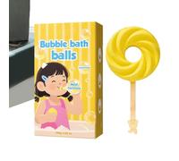 Mousse de bain | Boule de Sel en Forme de Sucette Adorable | Set de 6 Boules Parfumées Moussantes | Pour Femme, Maman, Épouse, Grand-mère, Fille, Voyage à Domicile