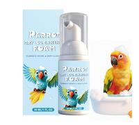 Mousse De Bain Pour Oiseaux Mousse de Shampooing Sec Sans Eau pour | Bain d'Oiseaux Sans Eau Destinée Aux Cacatoès, Perruches, Calopsittes, Conures, Inséparables, Canaris, Pinsons