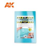 AK Interactive Construction Foam 6mm Blue Foam High Density 195x295mm - Décor Modélisme
