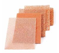 Mousse de cuivre poreuse - Porosité de 0,1 à 10 mm, porosité de 60 à 98% - for batteries et applications thermiques, 1 pièce(1mmx150mmx200mm)