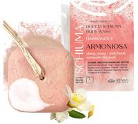 Mousse De Douche Solide À L'argile Harmonise Avec Argile Rose Et Amidon De Tapioca, Apaise Et Élimine Impuretés De La Peau, Équivalent À 750 Ml De Liquide, 100% Naturel Et Biologique