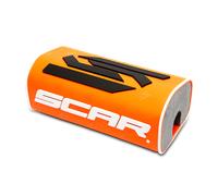 SCAR Mousse de Guidon 28 3D sans barre Moto Cross Quad Dirt Bike Enduro Supermotard - Orange fluo