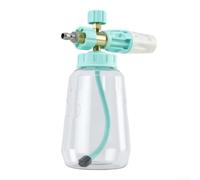 Mousse de nettoyage de voiture avec interface à connexion rapide de 6,35 mm et vaporisateur ventilateur à 60 degrés pour une couverture efficace (vert clair)